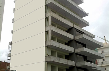 2011: Seven-story apartment building with shops on the ground floor & underground garage, 54 Chaina street