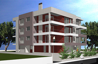 2007: Three-story apartment building with ground floor & basement, 5 Kleomachous street - Chalkida